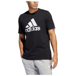 Adidas Brush Graphic Ανδρικό T-shirt Μαύρο με Λογότυπο